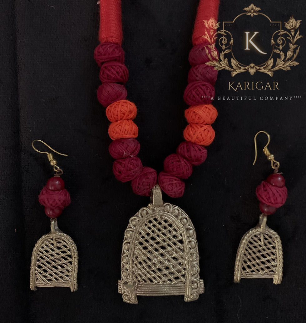 Thumbnail: Kulo Necklace and Earrings set