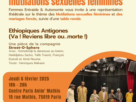 Evénement à l'occasion de la Journée de tolérance zéro à l’égard des mutilations sexuelles féminines.
