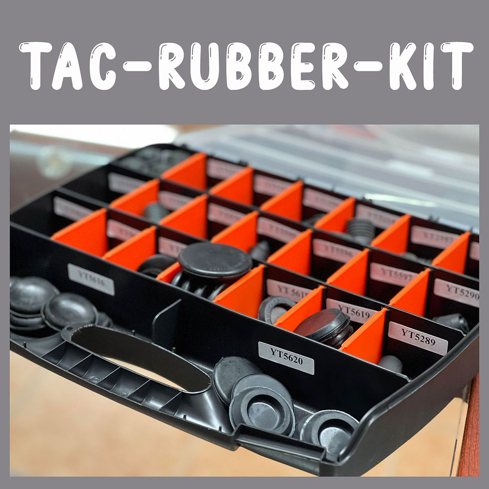 Thumbnail: (TAC-RUBBER-KIT) - Asst. Rubber (100 pcs.)