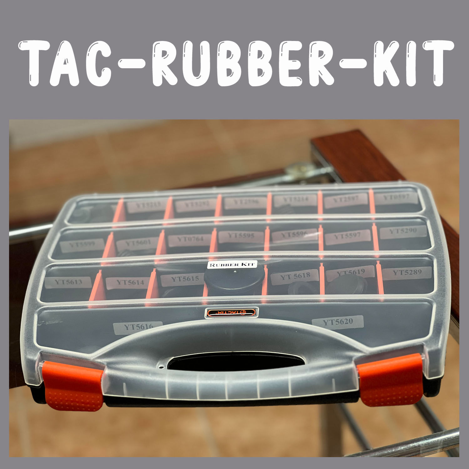 (TAC-RUBBER-KIT) - Asst. Rubber (100 pcs.)
