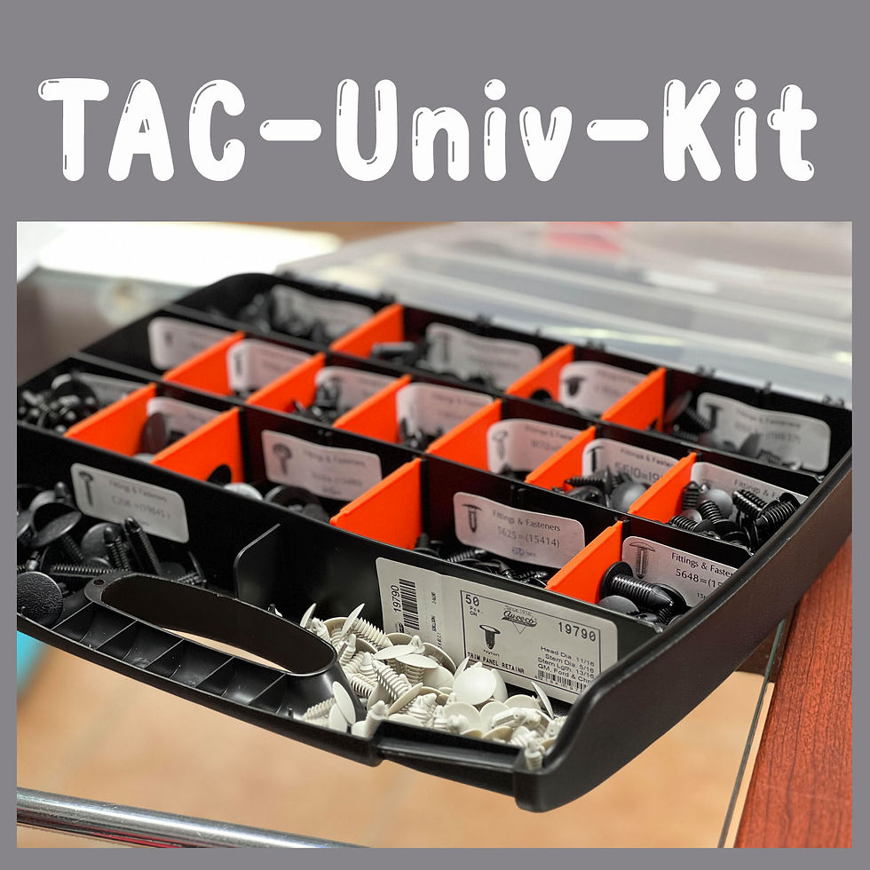 Thumbnail: (TAC-Univ-Kit) - Asst. Universal Clips (710pcs.)