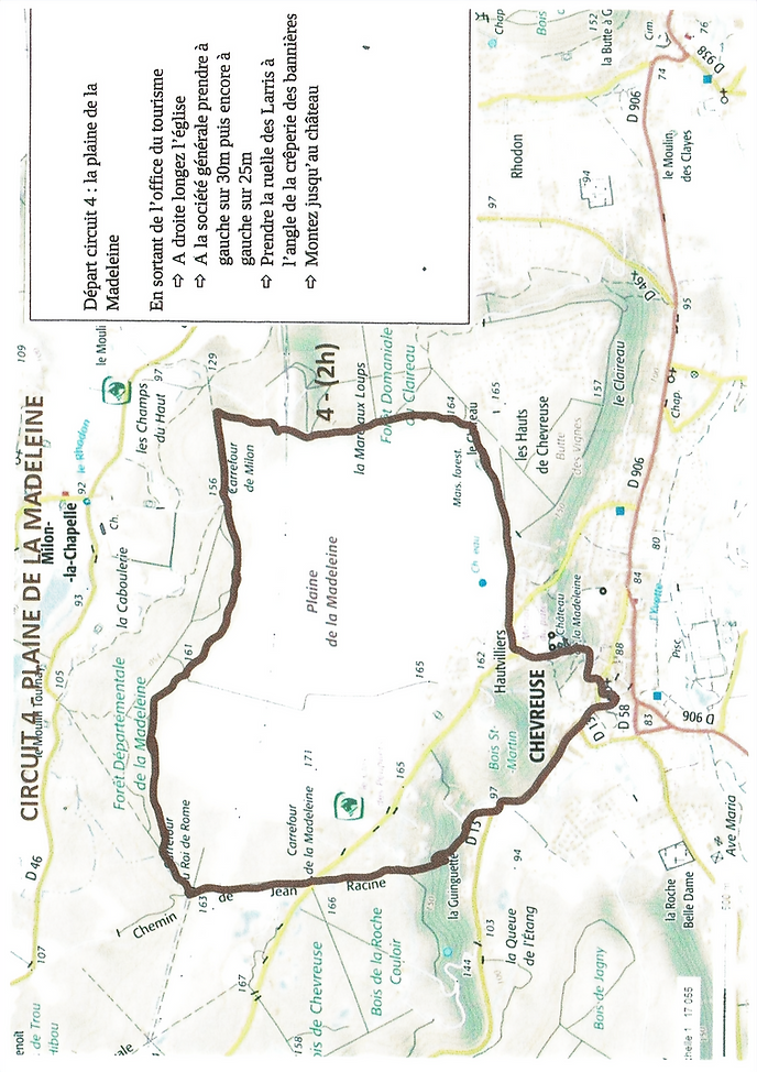 CIRCUIT 4 - LA MADELEINE AVEC INDICATION