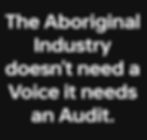 Aboriginal industry Audit