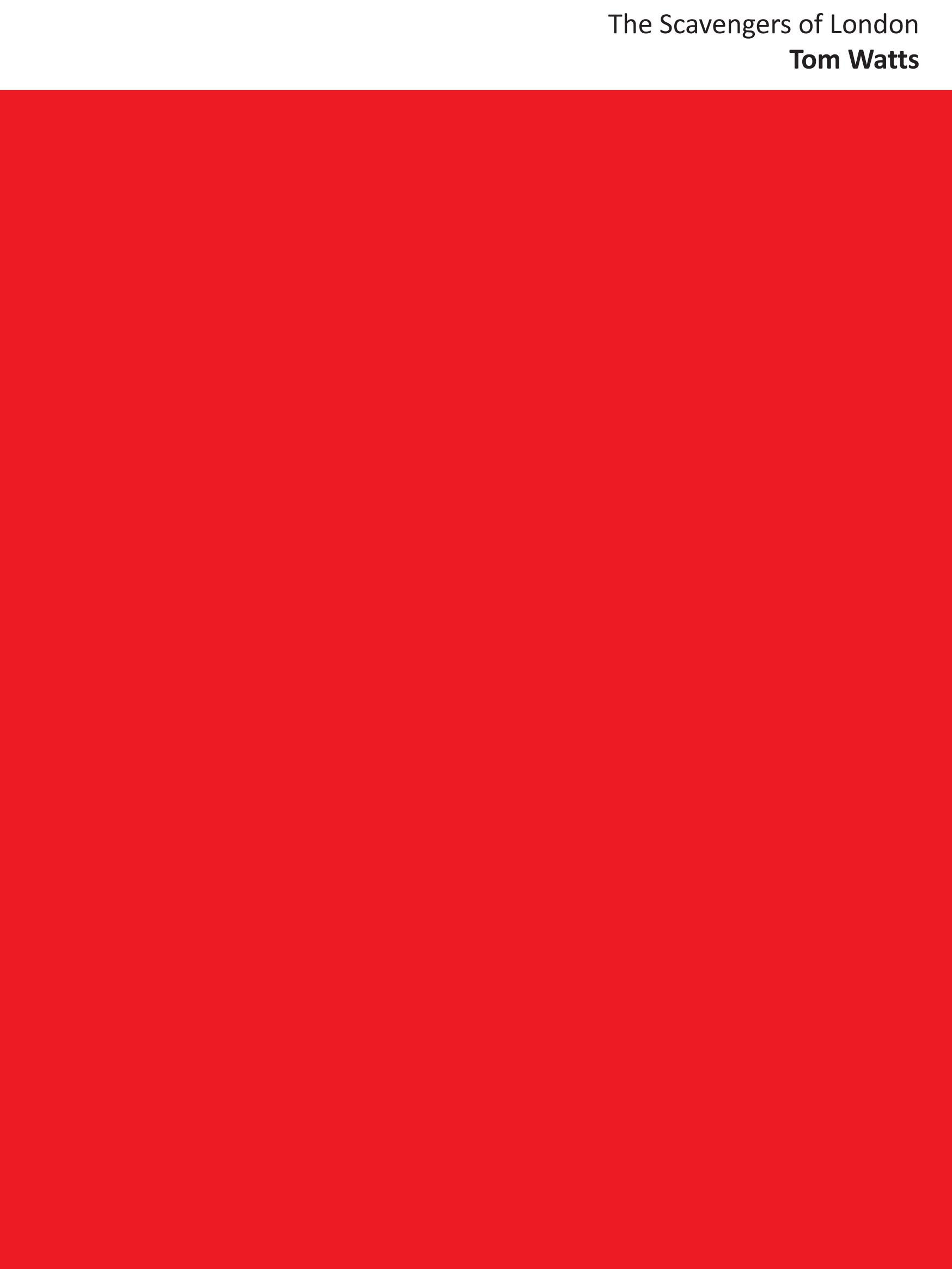 The Scavengers of London - Tom Watts