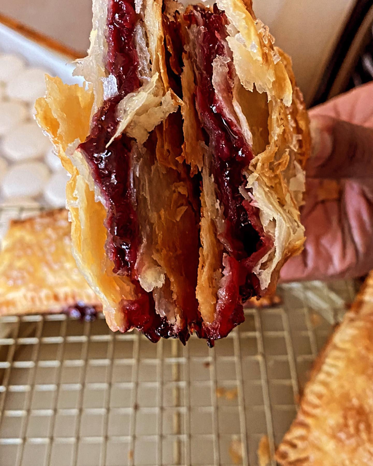 Blueberry hand pie