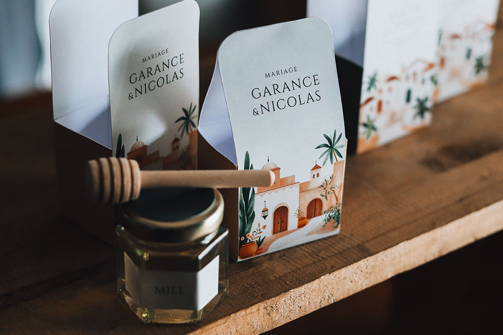 Thumbnail: Un cadeau d’invité doux comme votre histoire - Boîte personnalisée + petit pot +