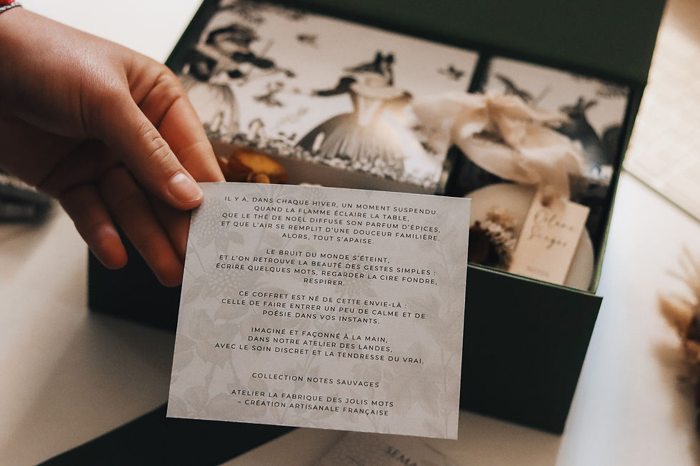 Miniature : Coffret Cadeau de Noël – Personnalisé au Prénom | Thé Bio, Papeterie Artistique,