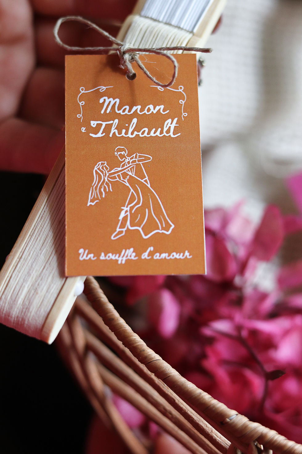 Thumbnail: Cadeaux invités : Eventail  personnalisé - commande minimum 30