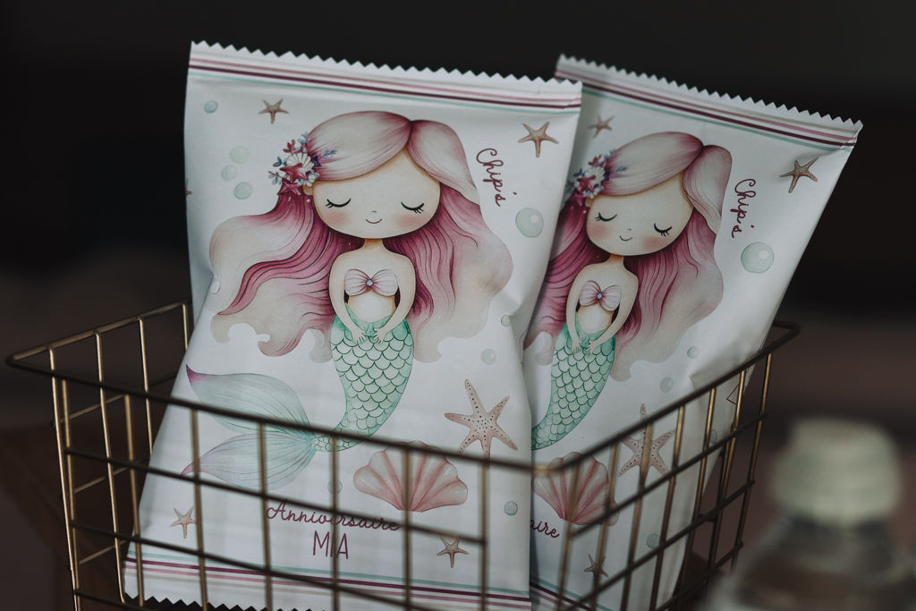 Chip's personnalisée - Thème Sirène