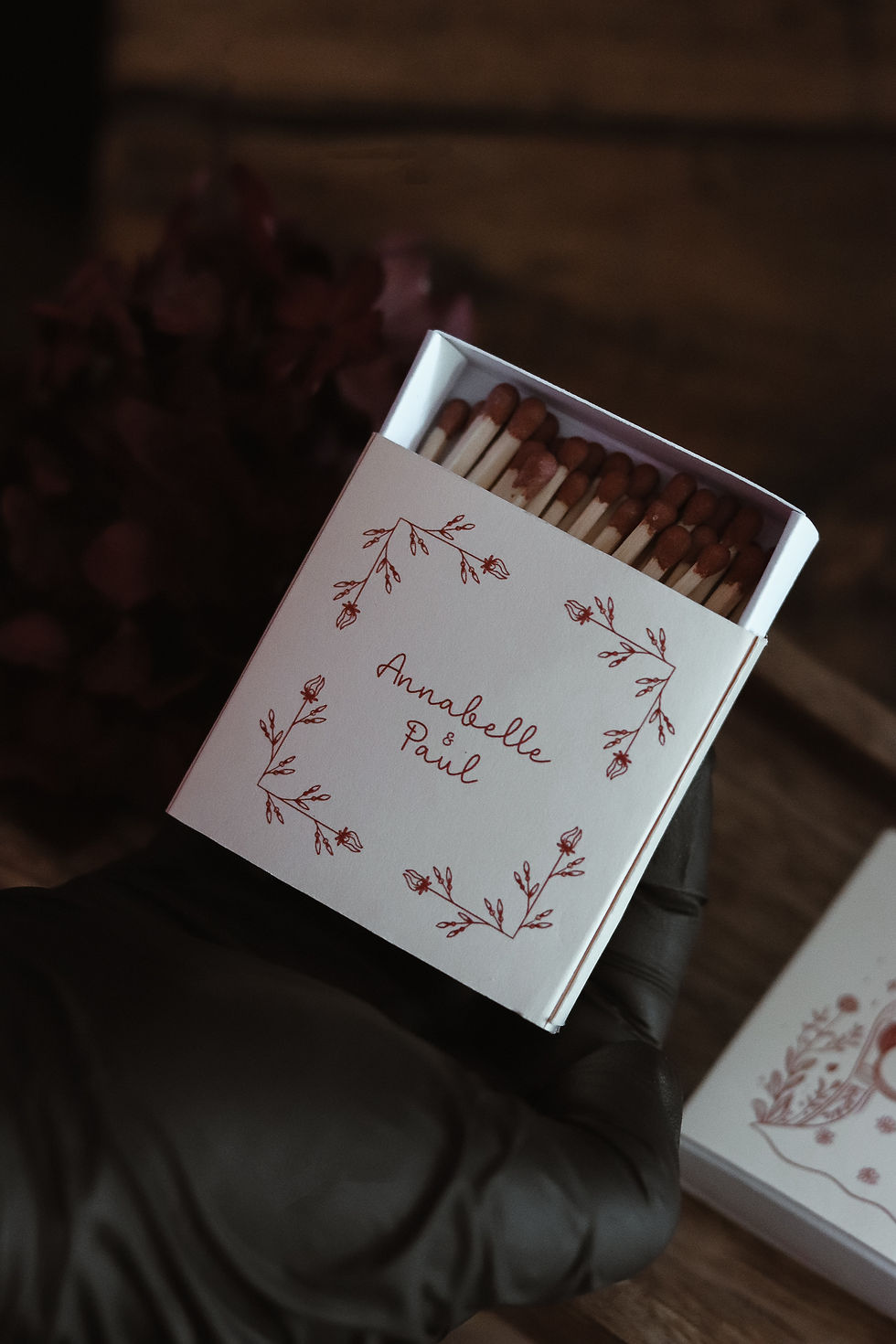 Miniature : Lot de 20 boîtes |  Boîtes d'allumettes personnalisées -Cadeaux invités
