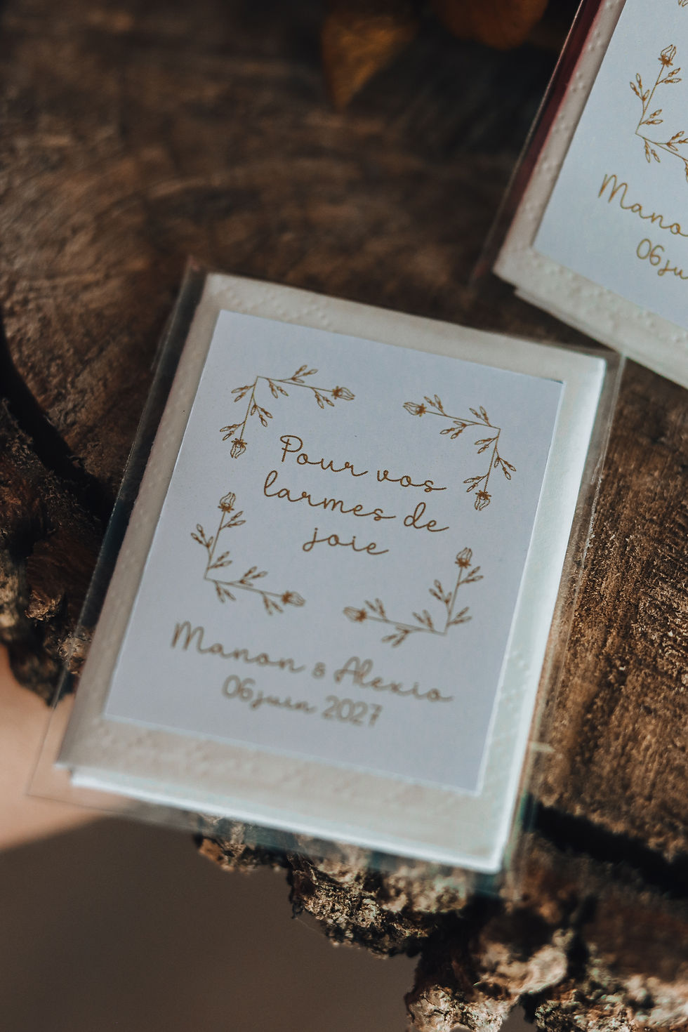 Miniature : Mini-Mouchoirs Personnalisés "Larmes de Joie" pour Ma