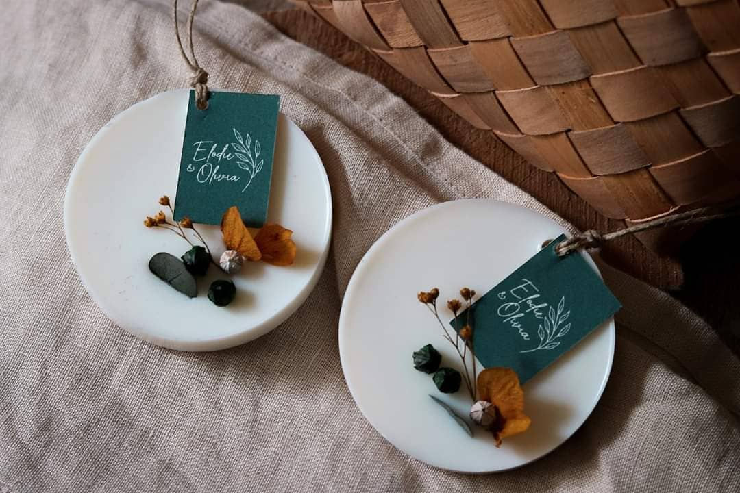 Palet botanique parfumé en cire de bougie