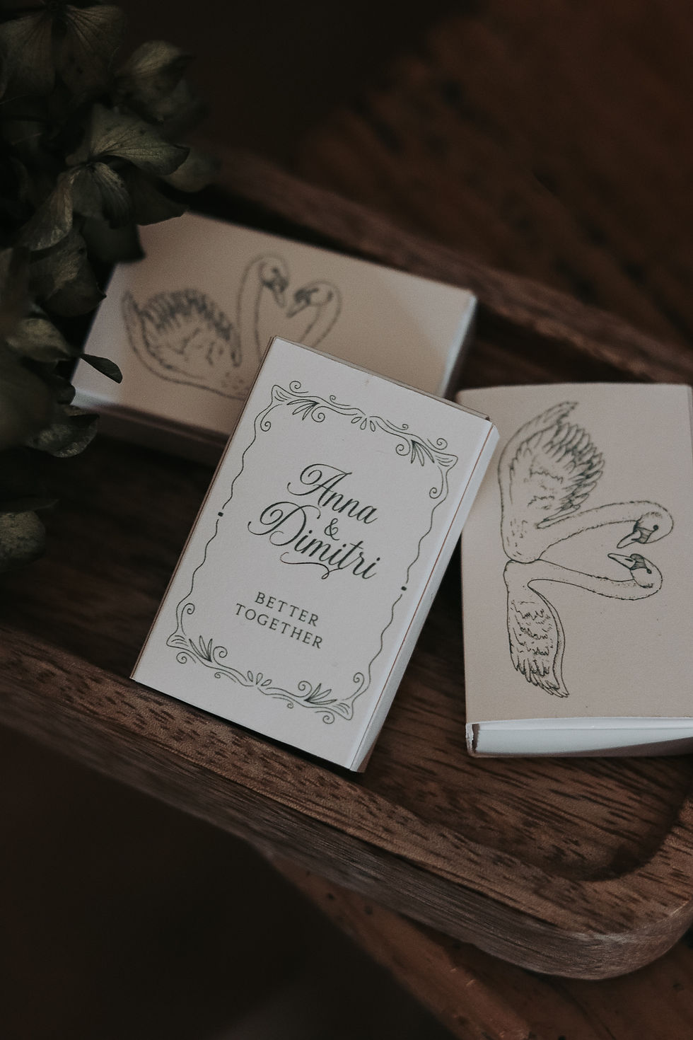 Miniature : Lot de 30 boîtes d’allumettes illustrées – Cadeaux invités mariage – Dé