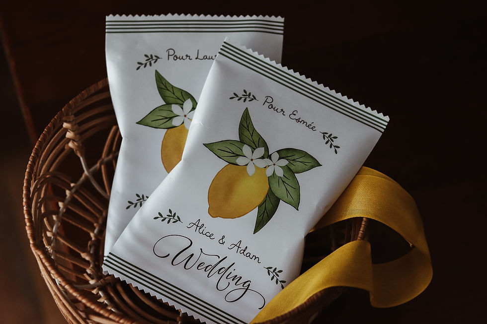 Miniature : Pochette surprise bonbons - Thème Mariage