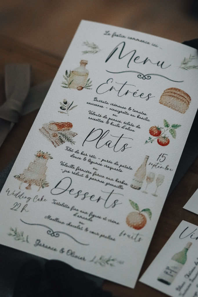 Thumbnail: Menu + Carte des Vins + Marque-Place Offert