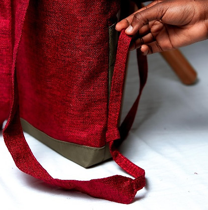 Green and red Seatpack bag