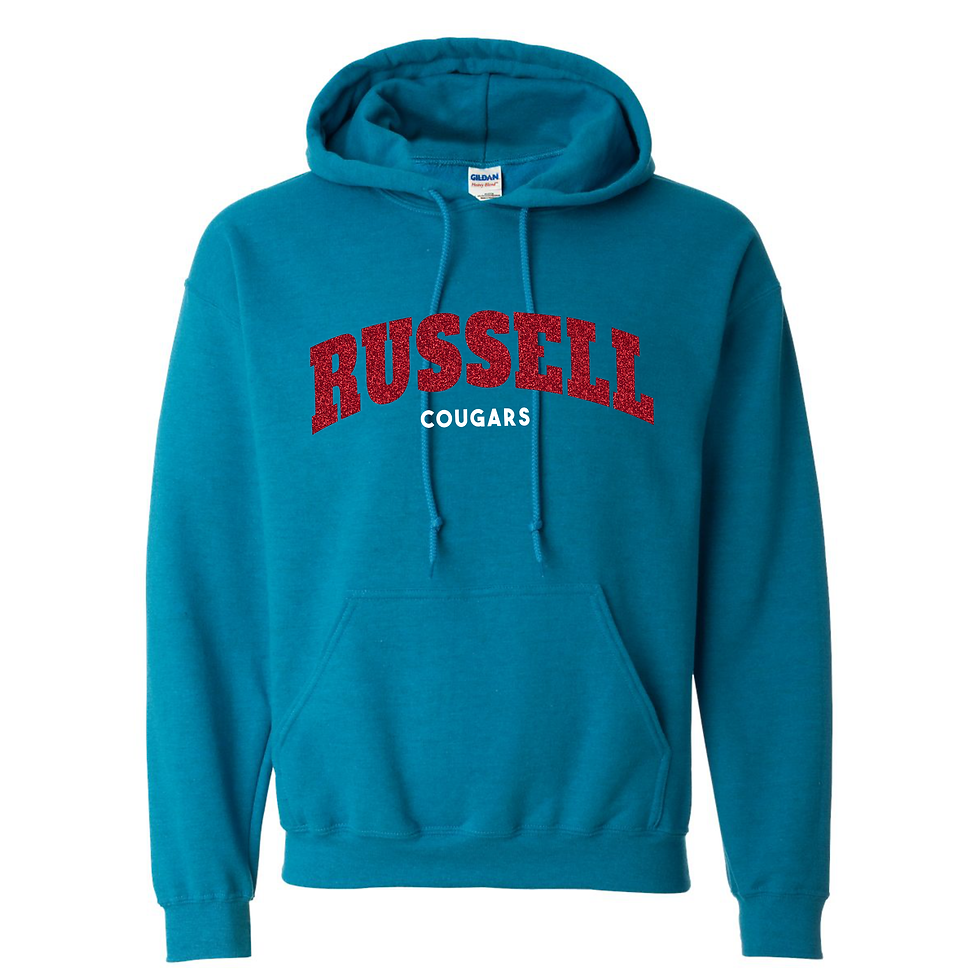 Thumbnail: Russell Cougars Glitter Logo Hoodie