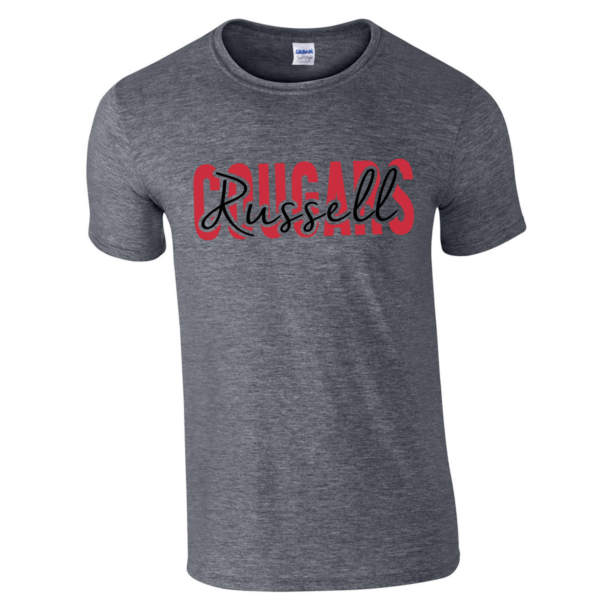 Russell Cougars Cursive Logo T-Shirt