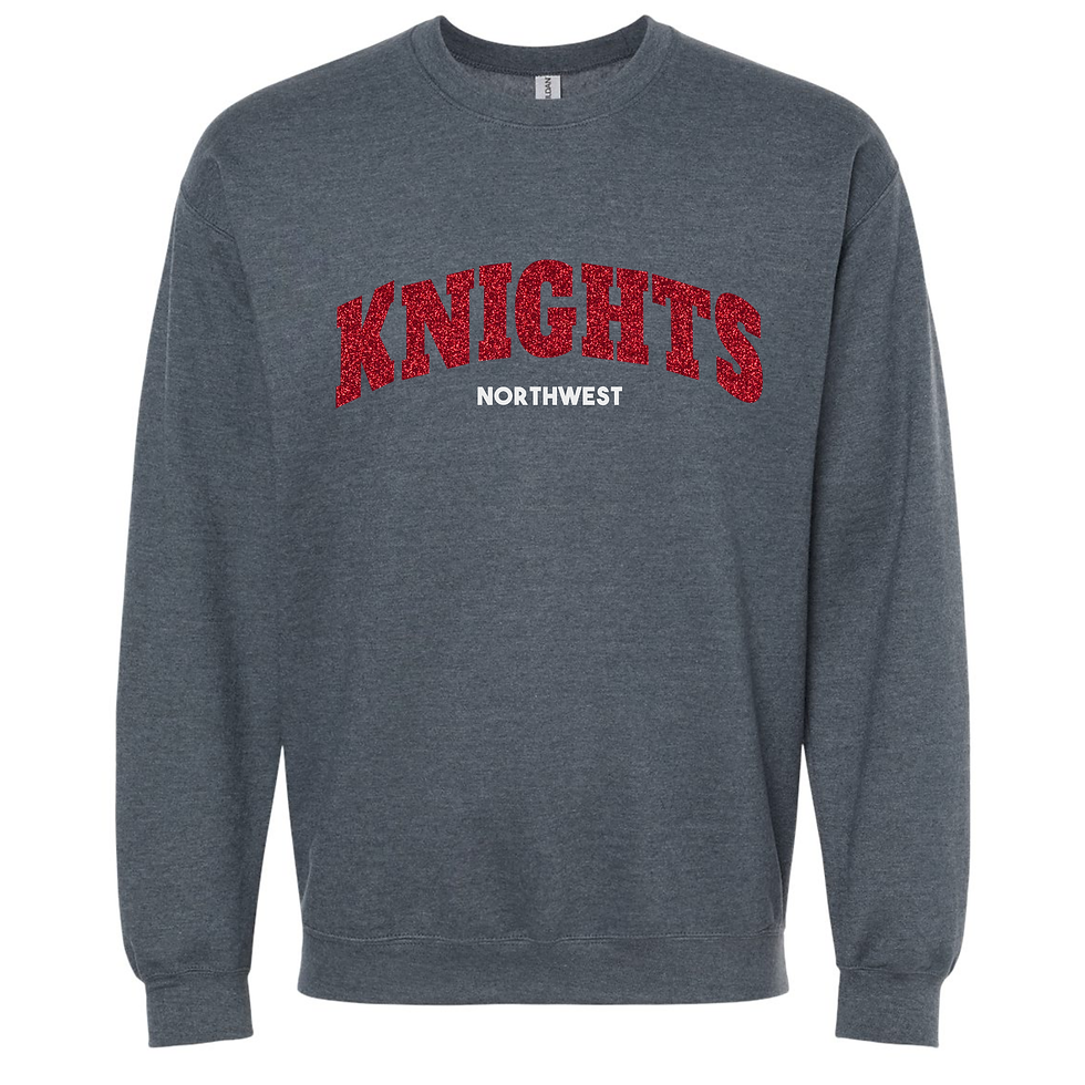 Thumbnail: NWMS Midweight Sweatshirt Glitter Design