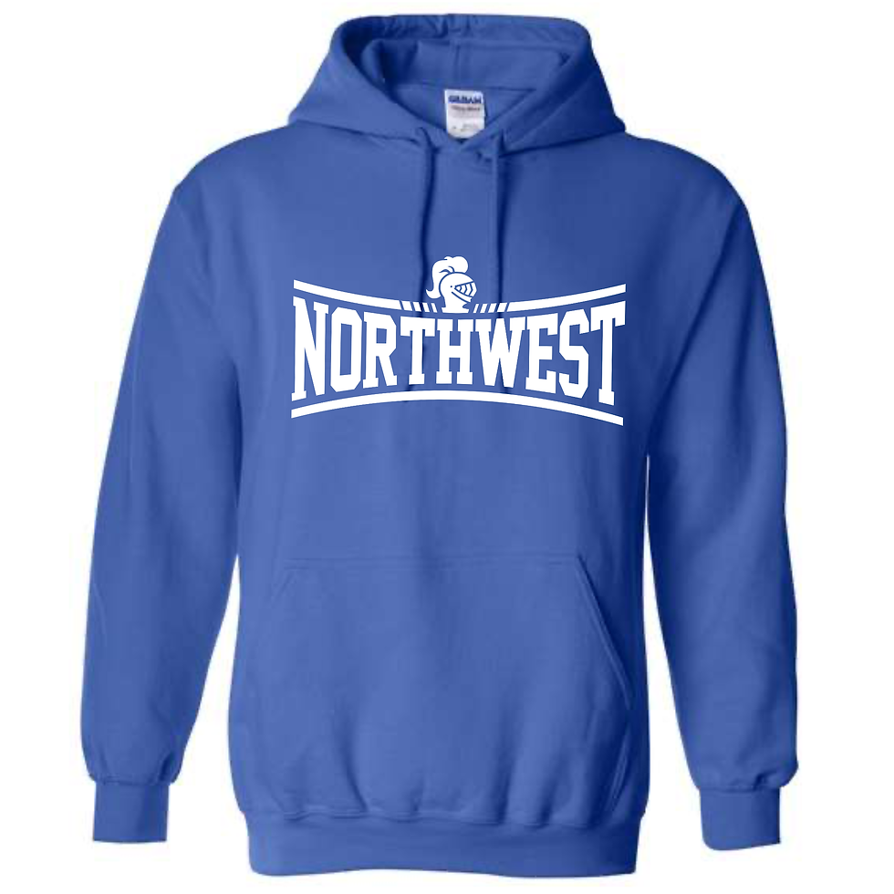 Thumbnail: Northwest Knights Words Logo Hoodie