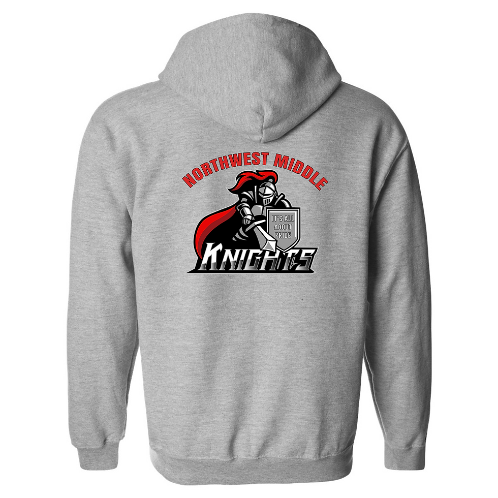 Thumbnail: Northwest Full Zip Hoodie (Front Log OR Back Logo)