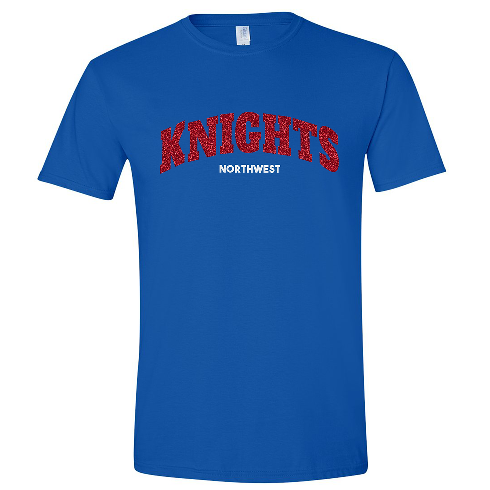 Thumbnail: Northwest Knights Glitter Logo T-Shirt