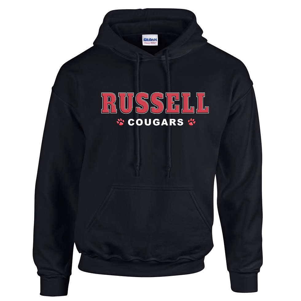 Thumbnail: Russell Cougars Puff Logo Hoodie