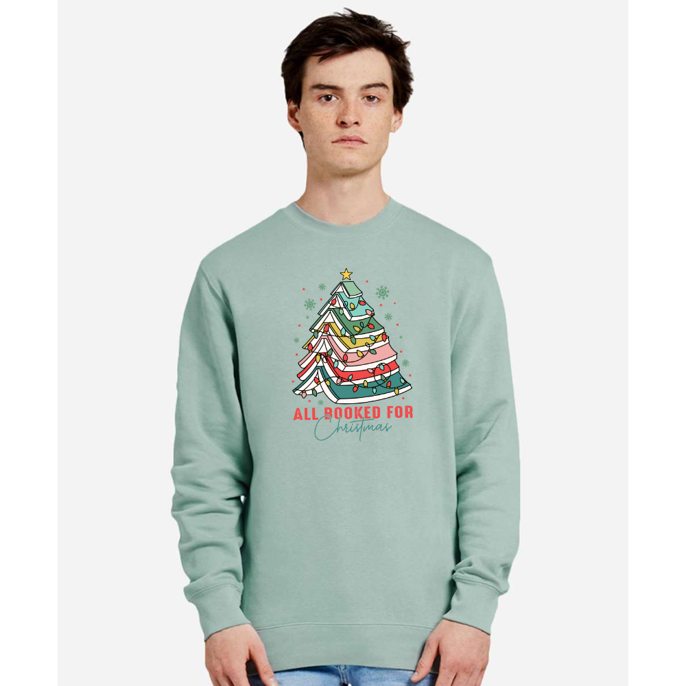 All Booked Christmas Crew Sweatshirt