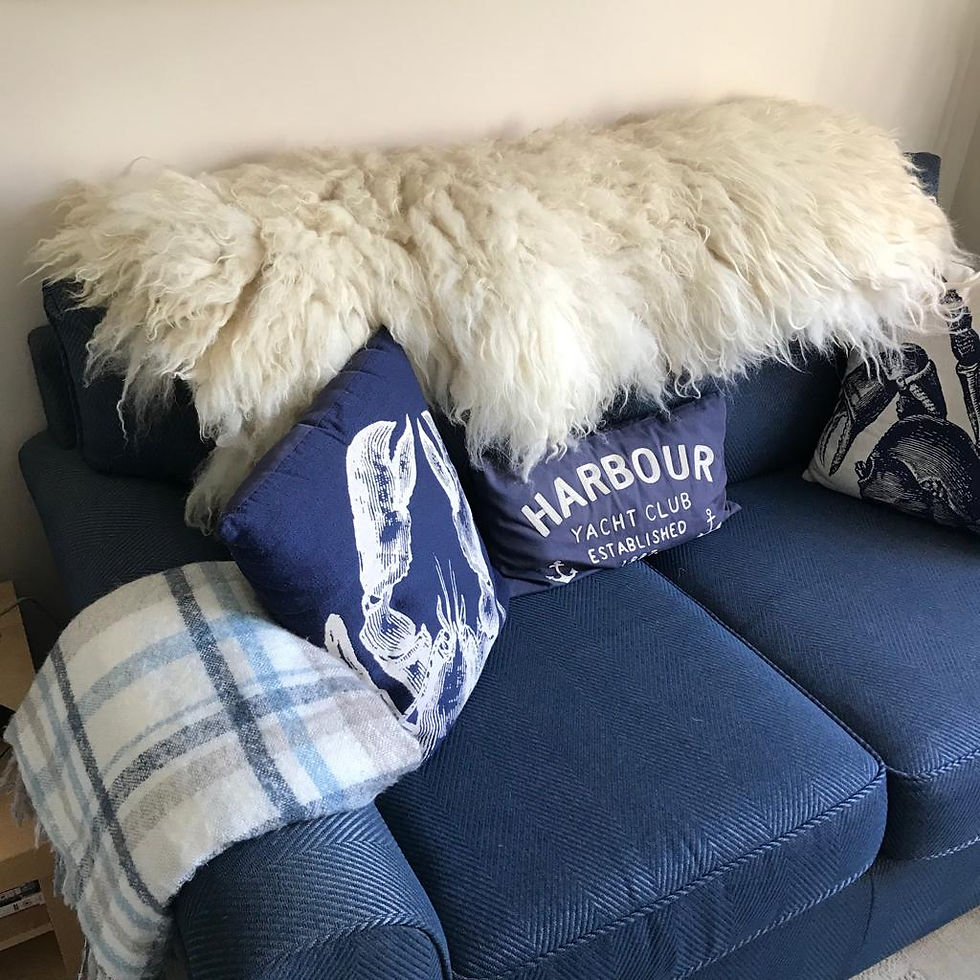 Rough Fell rug - super cosy!
