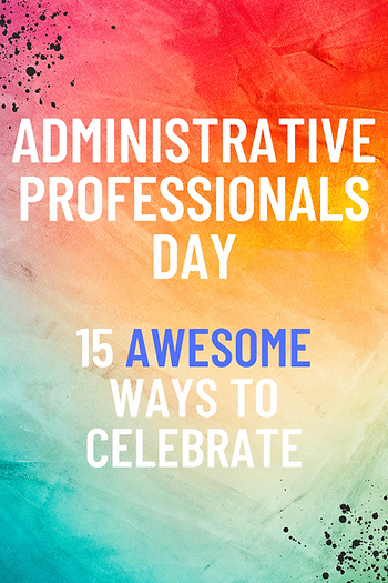 administrative professionals day ideas in school