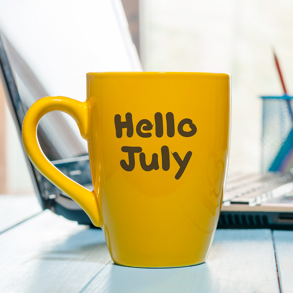 Thumbnail: hello july mug