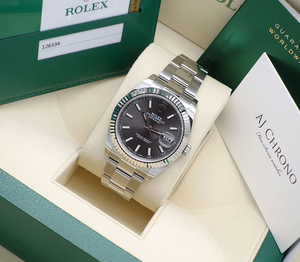 Thumbnail: Unworn 2019 Stainless Steel & 18ct White Gold Rolex Oyster Perpetual Datejust 41