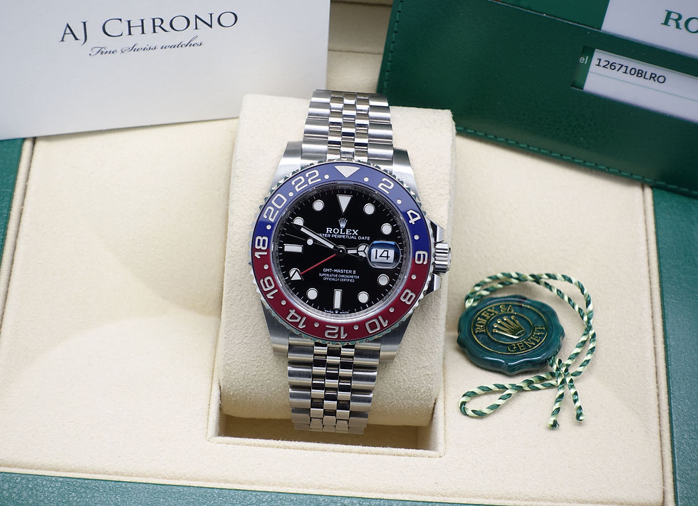 Thumbnail: Pepsi Rolex Oyster Perpetual GMT-Master II 126710BLRO With Box & Papers 2019