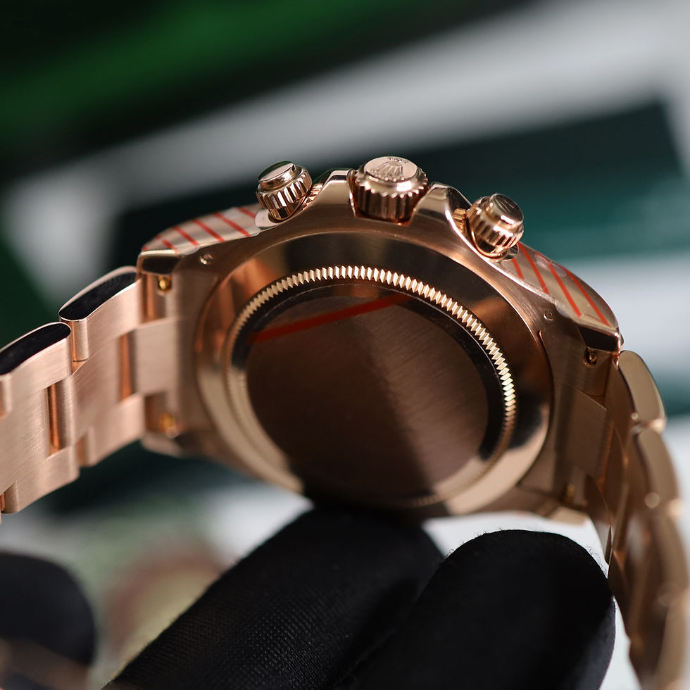 Thumbnail: Service Sealed Discontinued Everose Gold Chocolate Dial Rolex Cosmograph Daytona