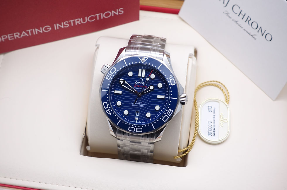 Thumbnail: Unworn Gents Stainless Steel Omega SeaMaster Diver 300m 210.30.42.20.03.001