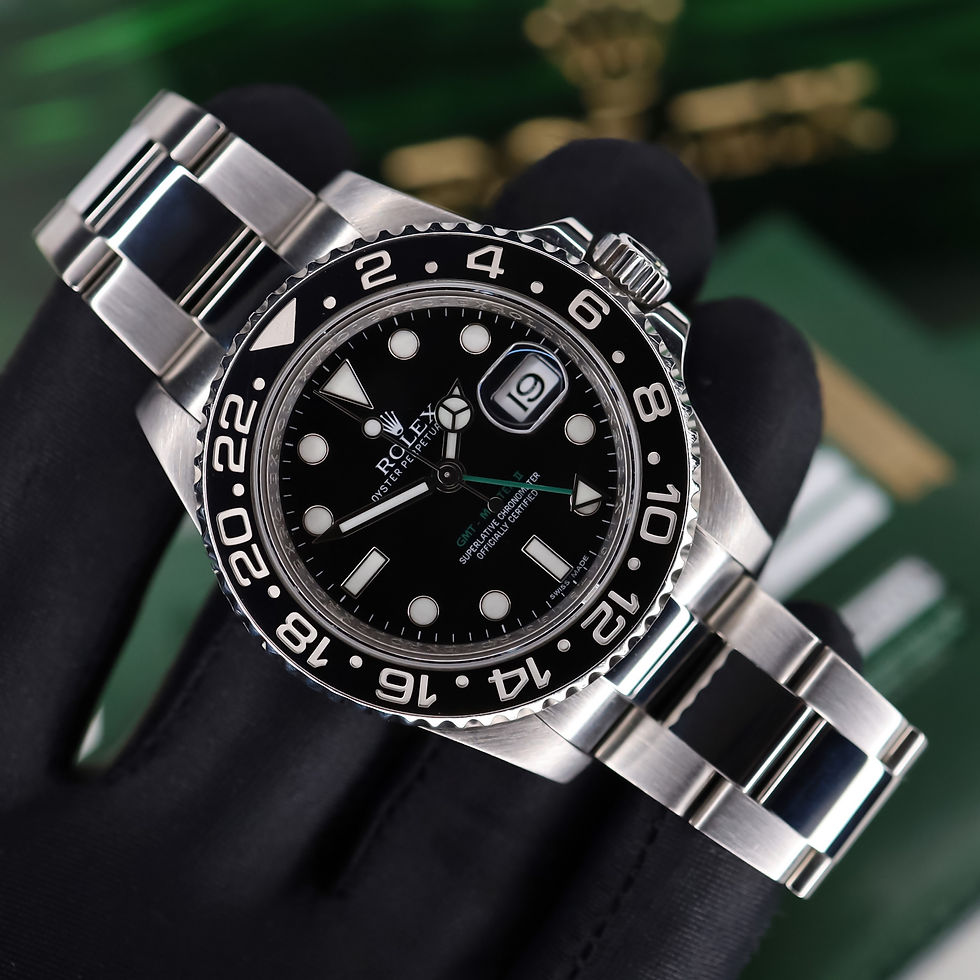 Thumbnail: Gents Stainless Steel Rolex GMT-Master II 116710LN Complete With Box & Papers