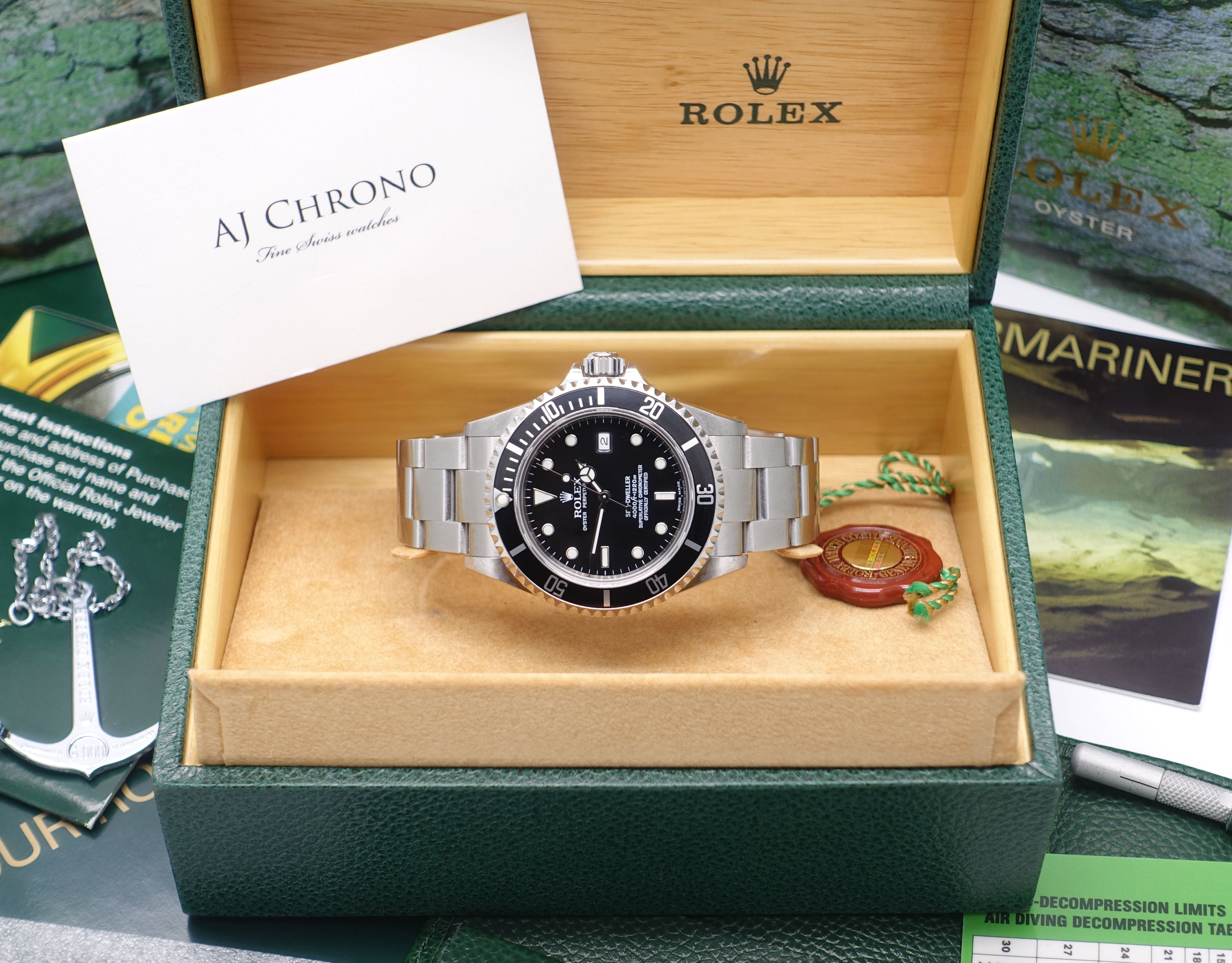 Gents Stainless Steel Rolex Oyster Perpetual SeaDweller 16600T Immaculate 2004