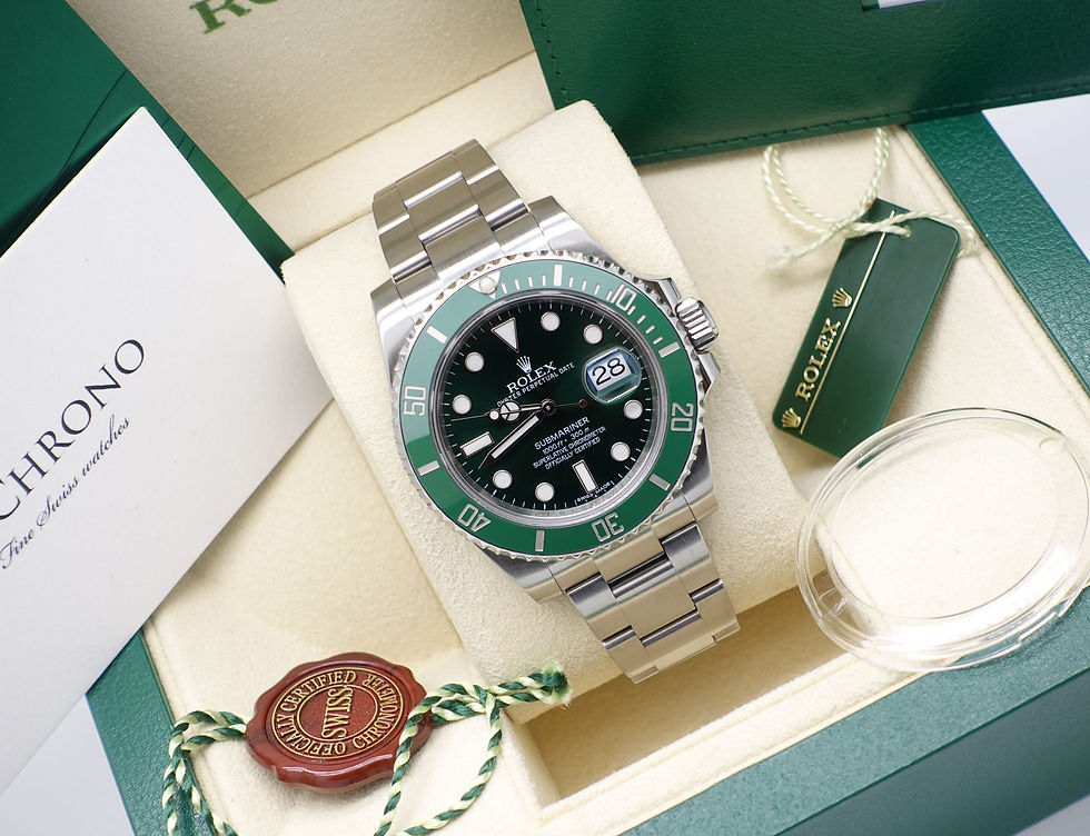 Thumbnail: Gents Stainless Steel Rolex 'Hulk' Submariner 116610LV Complete with Box & Paper