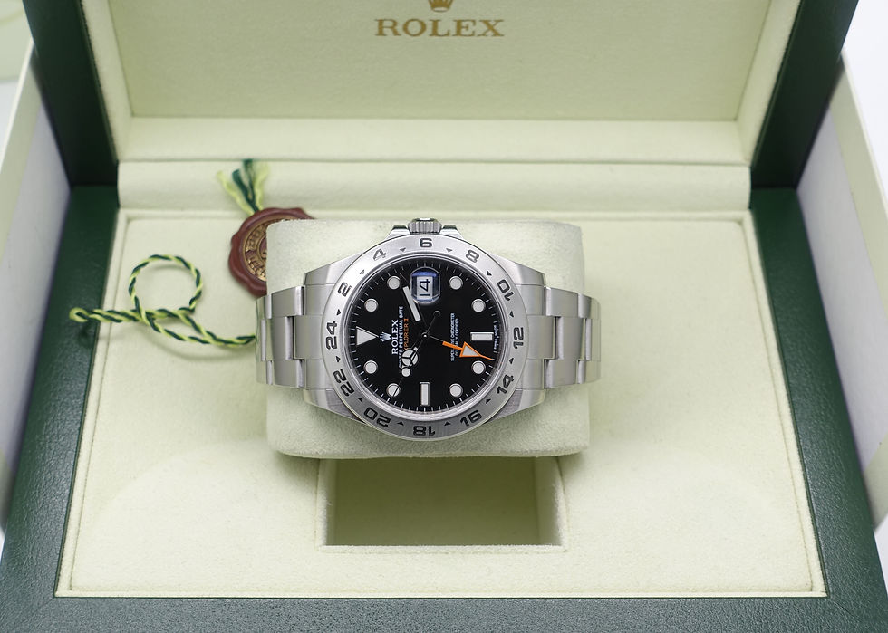 Thumbnail: Gents Stainless Steel Rolex Explorer II 216570 With Box & Papers 2011
