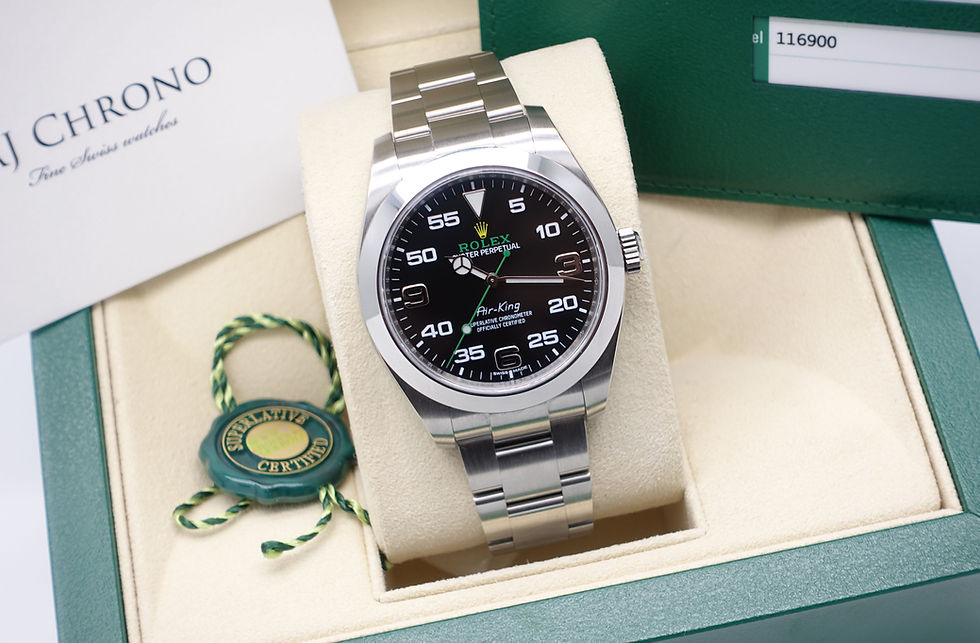 Thumbnail: Gents Stainless Steel Rolex Oyster Perpetual Air-King 'Bloodhound' Box & Papers