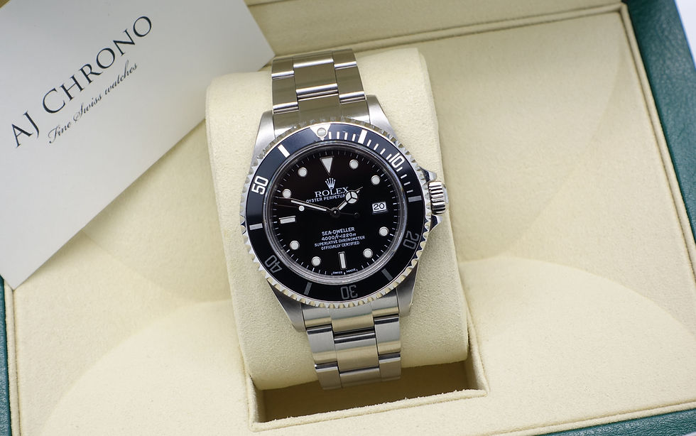 Thumbnail: Gents Stainless Steel Rolex Oyster Perpetual Sea-Dweller 16600 Dated 2002