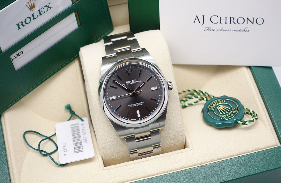 Thumbnail: 2019 Unworn Gents Stainless Steel Rolex Oyster Perpetual 39 With Rhodium Dial