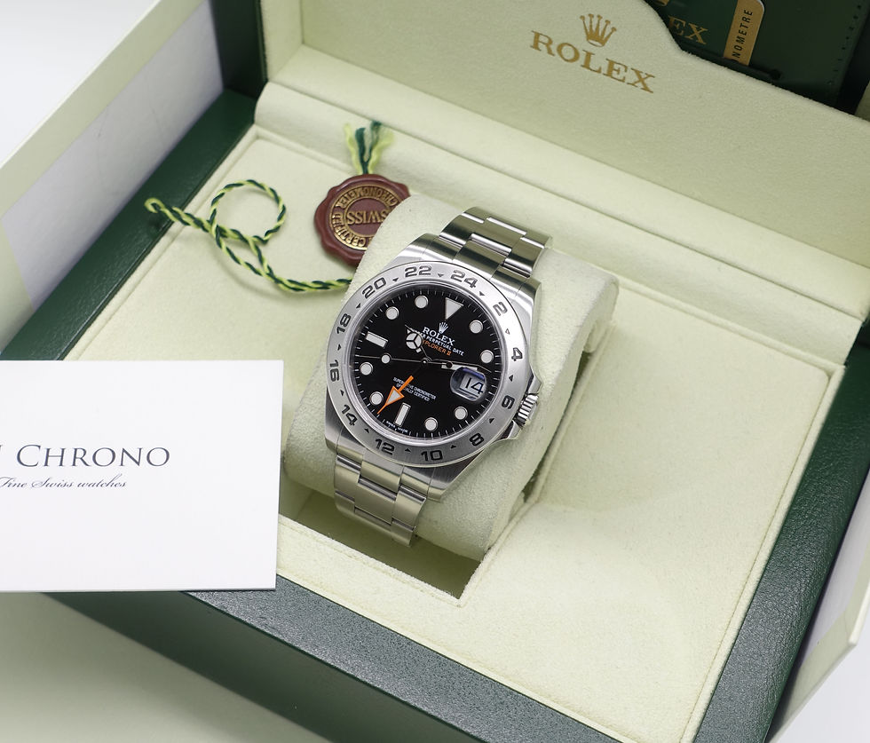 Thumbnail: Gents Stainless Steel Rolex Explorer II 216570 With Box & Papers 2011