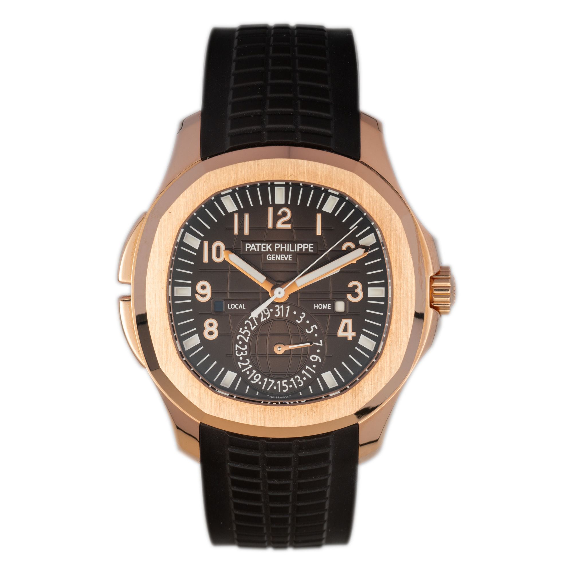 Unworn Rose Gold Patek Philippe 5164R Aquanaut Travel Time 2023
