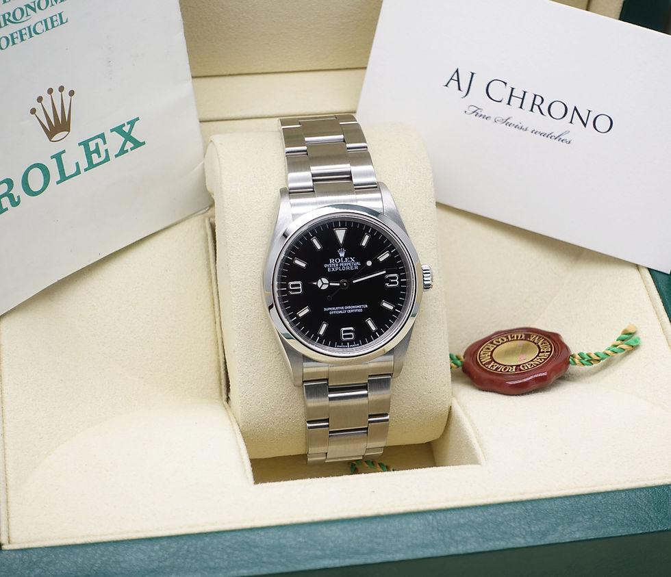 Thumbnail: Gents Stainless Steel 36mm Rolex Oyster Perpetual Explorer 114270 With Papers