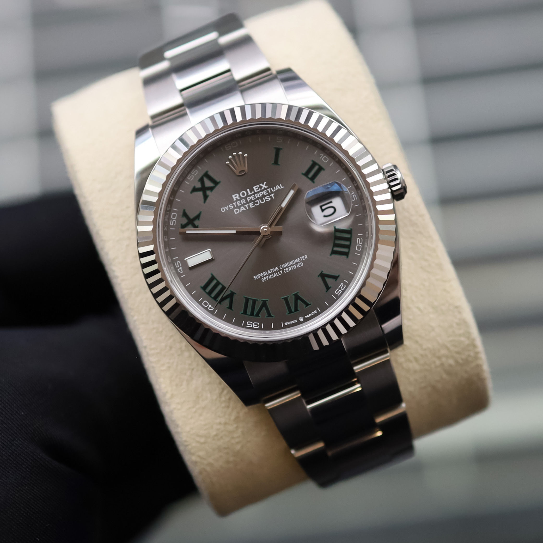 Rolex Datejust 41 Wimbledon Dial 2022 With Box & Papers
