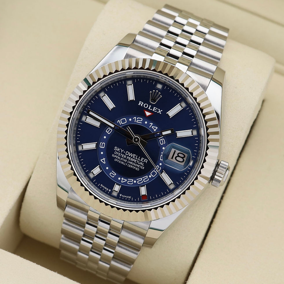 Thumbnail: 2026 Unworn Rolex Steel Oyster Perpetual Blue Dial Jubilee Sky-Dweller 336934