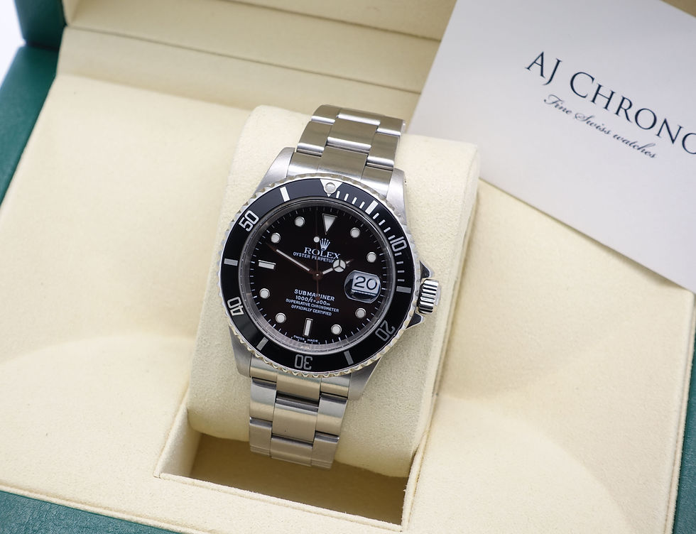 Thumbnail: Gents Stainless Steel Rolex Oyster Perpetual Submariner Date 16610 SEL