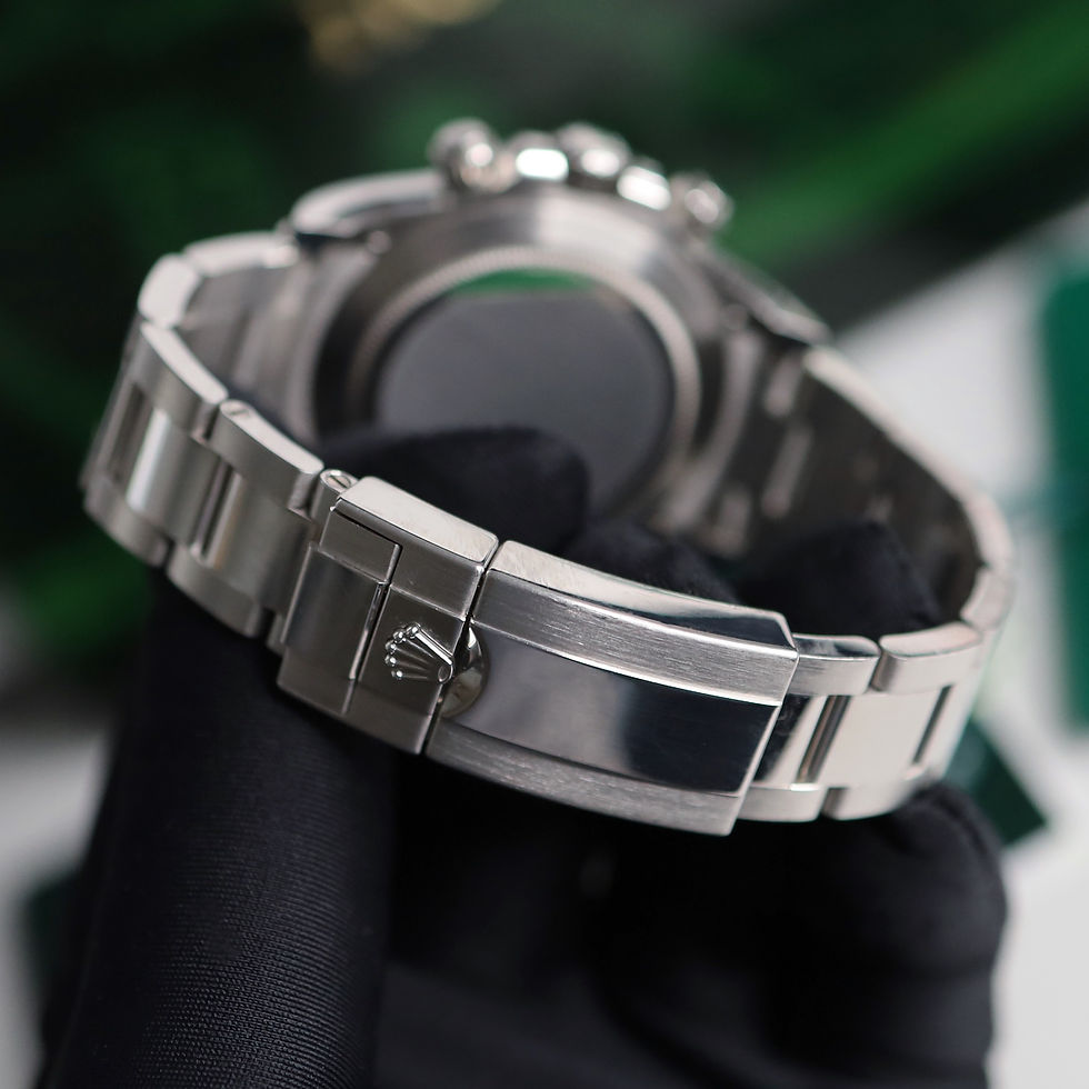 Thumbnail: Factory Baguette Diamond Dial Platinum Rolex Oyster Perpetual Daytona 116506A