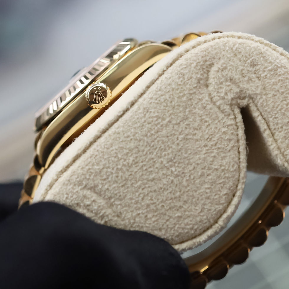 Thumbnail: Rolex Datejust 31mm 18ct Yellow Gold Factory Mother Of Pearl Dial Unworn 2022